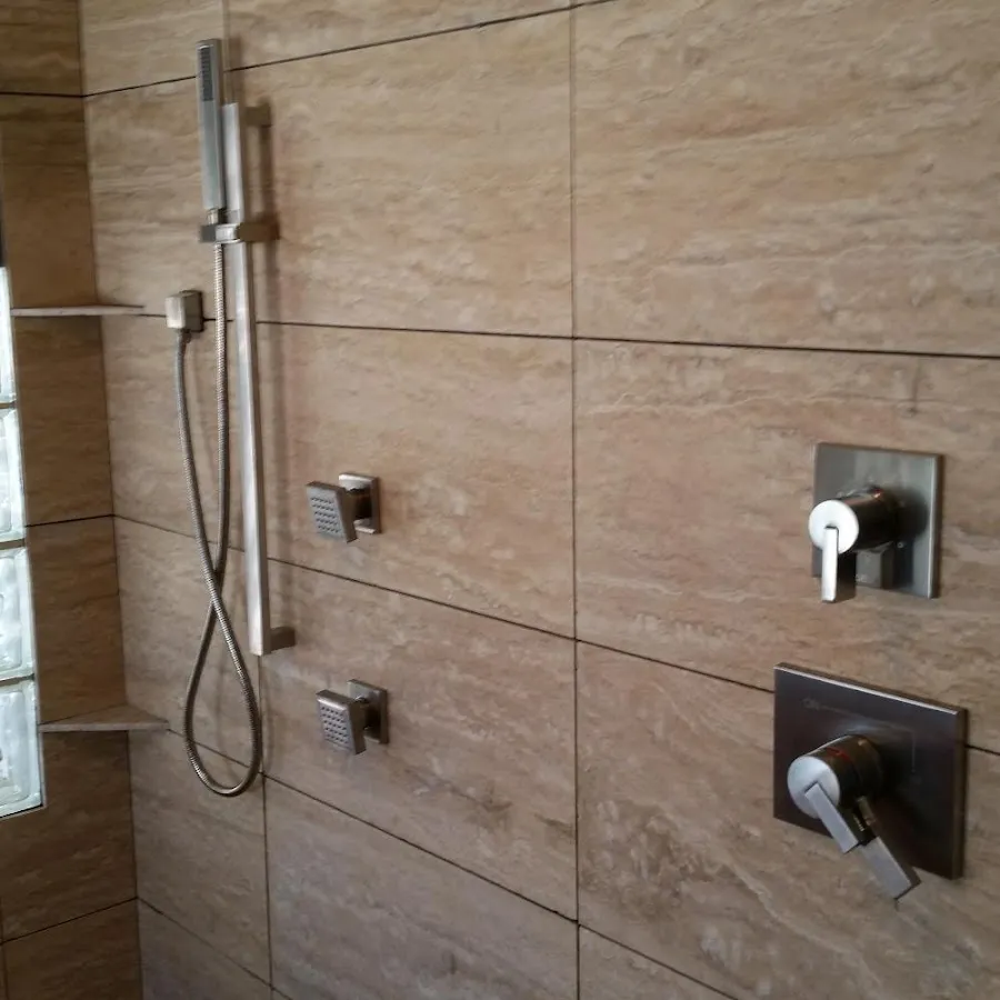 Shower fixture installation for Water Heater Replacement in Helena